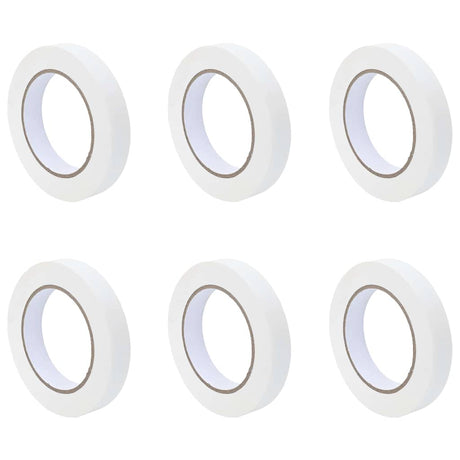 Vidaxl verf maskertapes 6 st wit 19mm x 50m papier