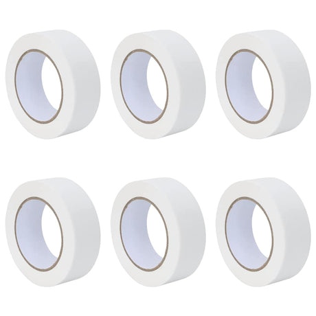 Vidaxl verf maskertapes 6 st wit 38mm x 50m papier