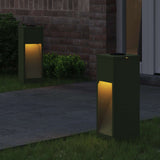 Vidaxl zonne led padverlichting 2 st warmwit 18 x 18 x 50 cm