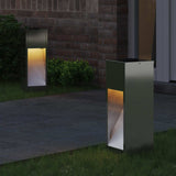 Vidaxl zonne led padverlichting 2 st warmwit 18 x 18 x 50 cm