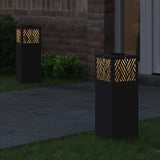 Vidaxl solar led pad licht 2 st warmwit 18 x 18 x 50 cm