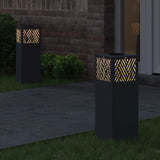 Vidaxl solar led pad licht 2 st warmwit 18 x 18 x 50 cm