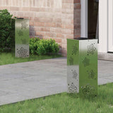 Vidaxl solar led pad licht 2 st warmwit 18 x 18 x 50 cm