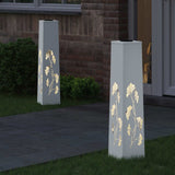 Vidaxl solar led pad licht 2 st warmwit 18 x 18 x 80 cm