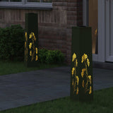 Vidaxl solar led pad licht 2 st warmwit 18 x 18 x 80 cm
