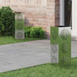 Vidaxl solar led pad licht 2 st warmwit 18 x 18 x 50 cm