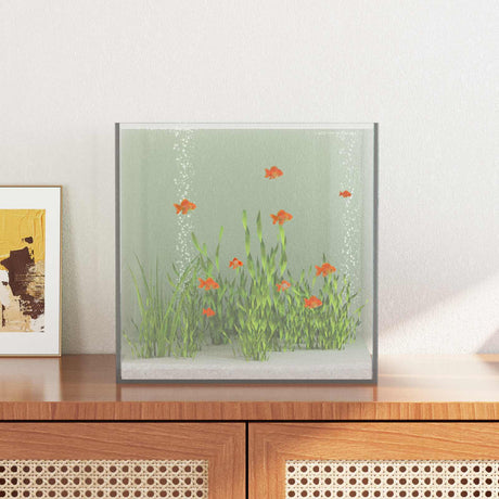 Vidaxl aquarium met opslag doorzichtig 30 x 30 x 30 cm glas