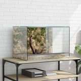 Vidaxl terrarium met opslag transparant 60 x 40 x 40 cm glas