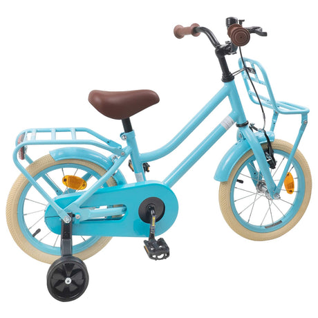 Vidaxl kinderfiets 14 inch voor 3-5 jaar oud lichtblauw