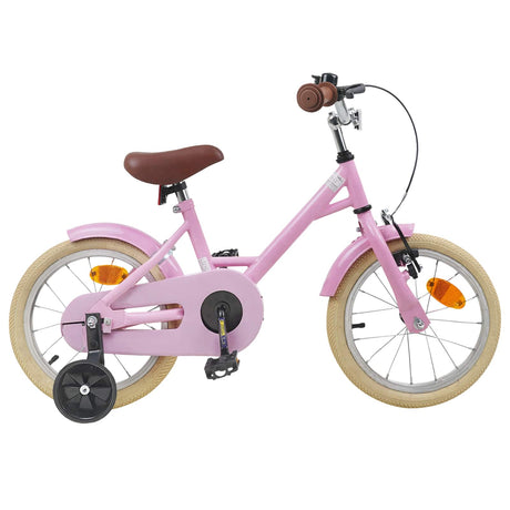 Vidaxl kinderfiets 14 inch voor 3-5 jaar oud lichtroze