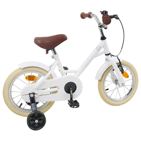 Vidaxl kinderfiets 14 inch voor 3-5 jaar oud wit