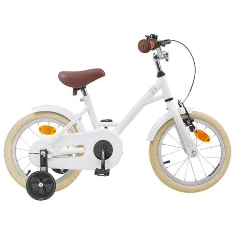 Vidaxl kinderfiets 14 inch voor 3-5 jaar oud wit