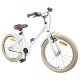 Vidaxl kinderfiets 20 inch voor 6-11 jaar oud wit