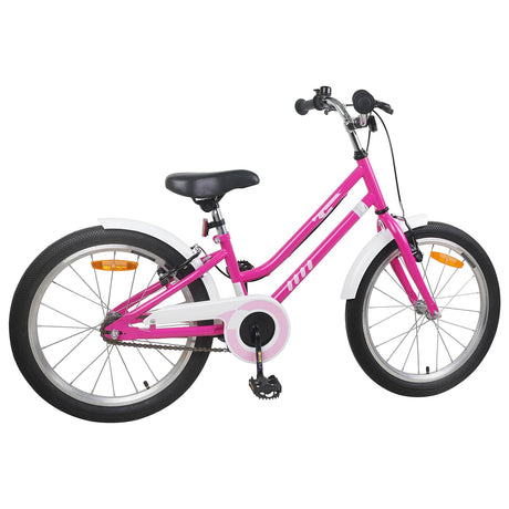Vidaxl kinderfiets 20 inch voor 6-11 jaar oud roze wit
