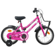 Vidaxl kinderfiets 12 inch voor 2-4 jaar oud roze en zwart