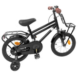 Vidaxl kinderfiets 16 inch voor 4-6 jaar oud zwart