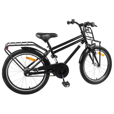 Vidaxl kinderfiets 20 inch voor 6-11 jaar oud zwart