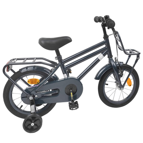 Vidaxl kinderfiets 16 inch voor 4-6 jaar oud donkergrijs