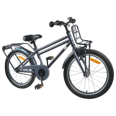 Vidaxl kinderfiets 20 inch voor 6-11 jaar oud donkergrijs
