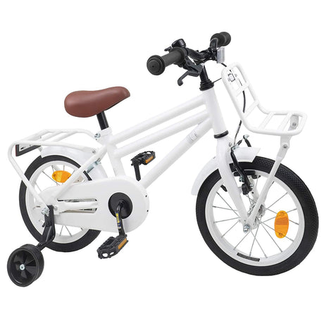 Vidaxl kinderfiets 14 inch voor 3-5 jaar oud wit
