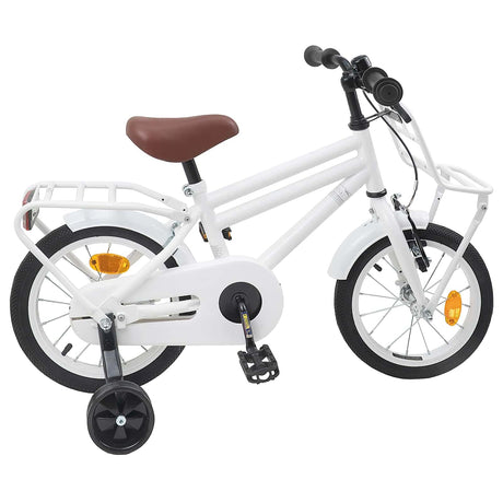 Vidaxl kinderfiets 14 inch voor 3-5 jaar oud wit
