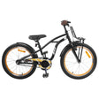Vidaxl kinderfiets 18 inch voor 5-7 jaar zwart