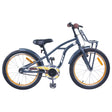 Vidaxl kinderfiets 22 inch voor 7-12 jaar oud donkergrijs
