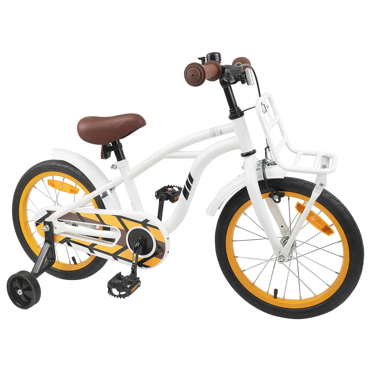 Vidaxl kinderfiets 16 inch voor 4-6 jaar oud wit