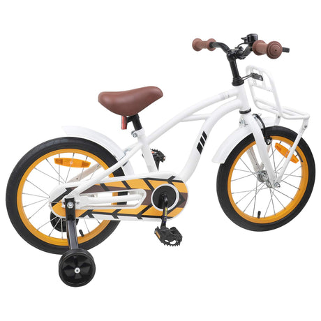 Vidaxl kinderfiets 16 inch voor 4-6 jaar oud wit