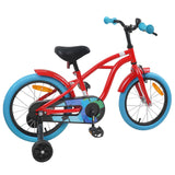 Vidaxl kinderfiets 16 inch voor 4-6 jaar oud rood