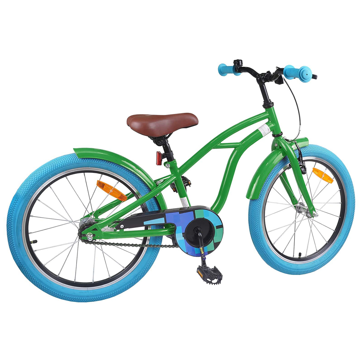 Vidaxl kinderfiets 20 inch voor 6-11 jaar oud groen