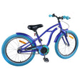 Vidaxl kinderfiets 22 inch voor 7-12 jaar oud donkerblauw