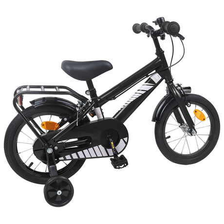 Vidaxl kinderfiets 14 inch voor 3-5 jaar oud zwart