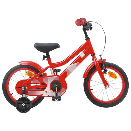 Vidaxl kinderfiets 14 inch voor 3-5 jaar oud rood