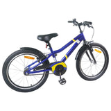 Vidaxl kinderfiets 18 inch voor 5-7 jaar blauw zwart