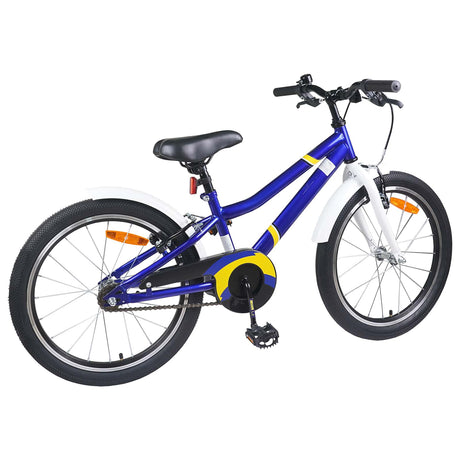 Vidaxl kinderfiets 20 inch voor 6-11 jaar oud blauw wit