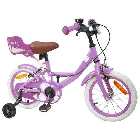 Vidaxl kinderfiets 12 inch voor 2-4 jaar oud paars