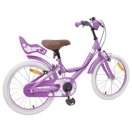Vidaxl kinderfiets 18 inch voor 5-7 jaar paars