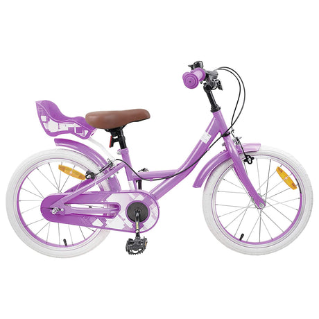Vidaxl kinderfiets 18 inch voor 5-7 jaar paars