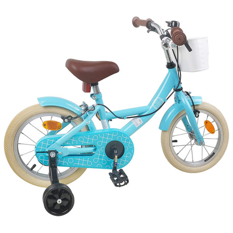 Vidaxl kinderfiets 14 inch voor 3-5 jaar oud lichtblauw