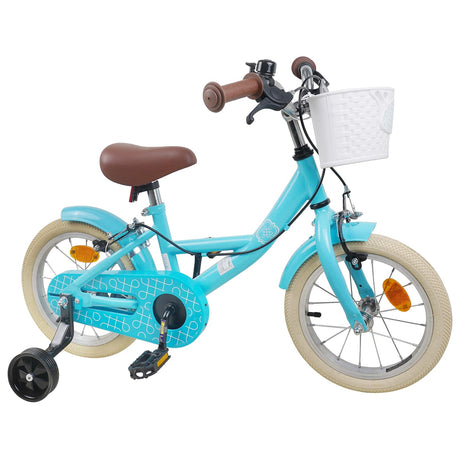 Vidaxl kinderfiets 16 inch voor 4-6 jaar oud lichtblauw