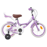 Vidaxl kinderfiets 12 inch voor 2-4 jaar oud paars