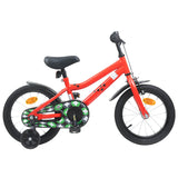 Vidaxl kinderfiets 14 inch voor 3-5 jaar oud rood