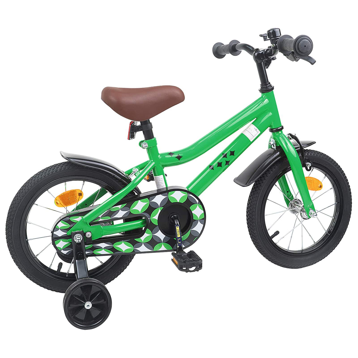 Vidaxl kinderfiets 12 inch voor 2-4 jaar oud groen