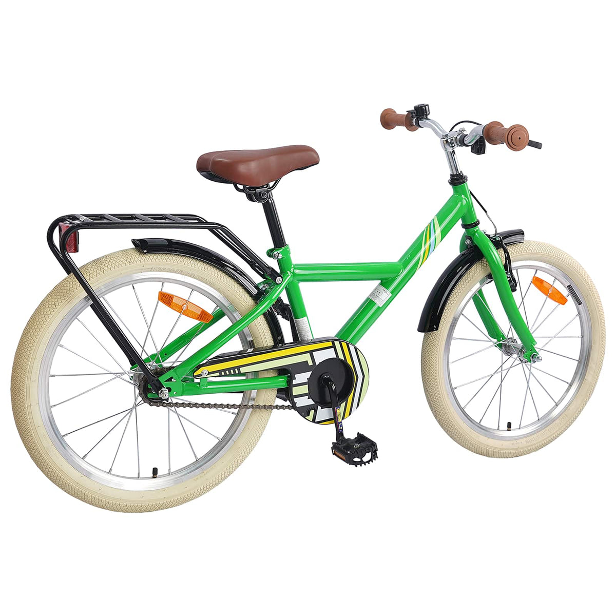 Vidaxl kinderfiets 18 inch voor 5-7 jaar groen