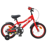 Vidaxl kinderfiets 14 inch voor 3-5 jaar oud rood