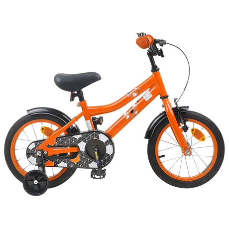 Vidaxl kinderfiets 12 inch voor 2-4 jaar oud oranje