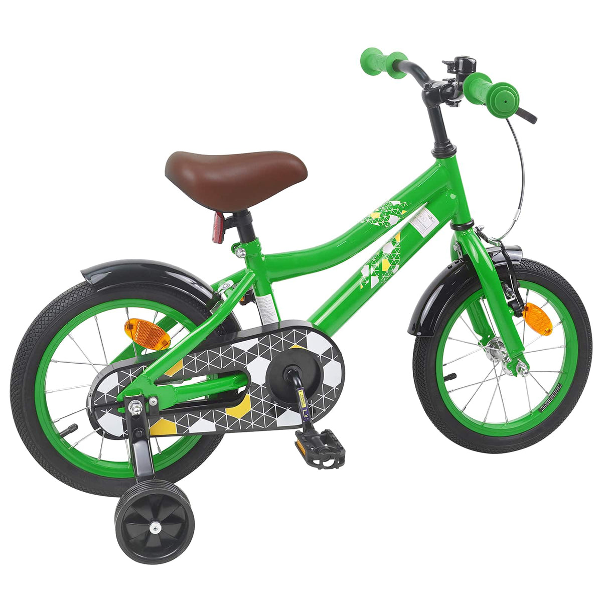 Vidaxl kinderfiets 16 inch voor 4-6 jaar oud groen