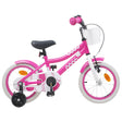 Vidaxl kinderfiets 14 inch voor 3-5 jaar oud roze