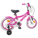 Vidaxl kinderfiets 16 inch voor 4-6 jaar oud roze